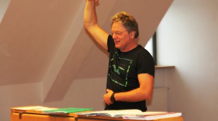 Unser Chorleiter in Aktion Unser Chorleiter in Aktion